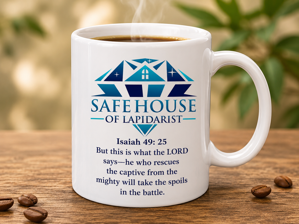 T-shirts, mugs, pens, journals and polo shirts